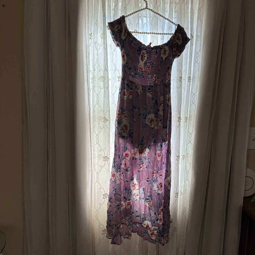 Floral Purple Women's Dress